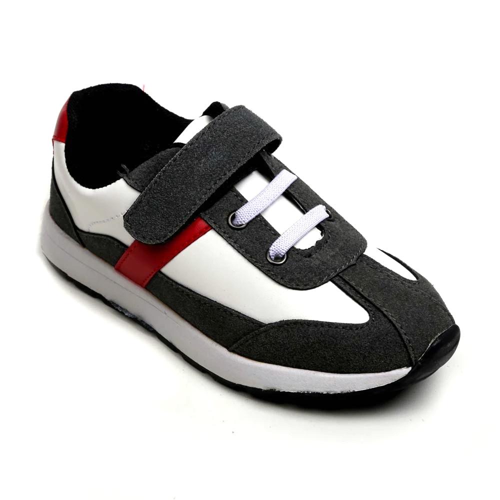 Casual Sneakers For Boys - Black/White/Red (JS-1680A)